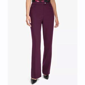 Calvin Klein Modern Fit Women's Trousers Pants  Business Career Purple Size 8P